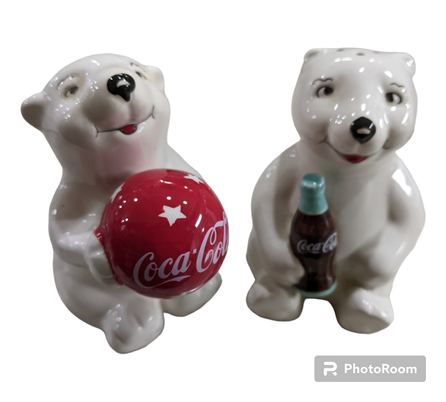 Coca-Cola Polar Bear Salt & Pepper Shakers