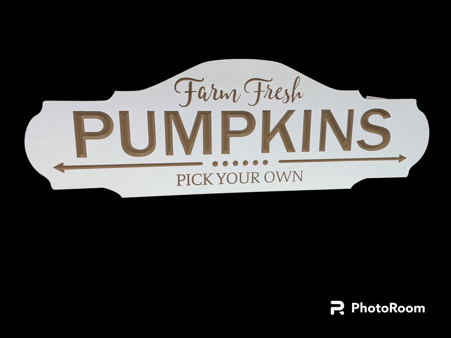 Farm Fresh Pumpkins wood sign