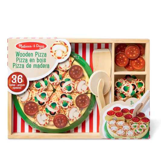 Wooden Pizza Play Set
