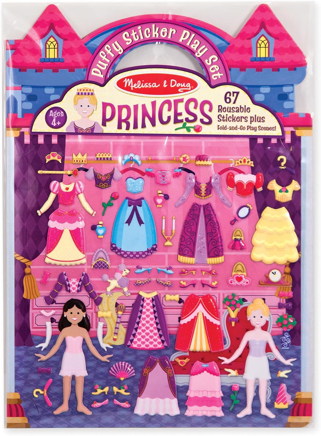 Puffy Sticker Princess #9100