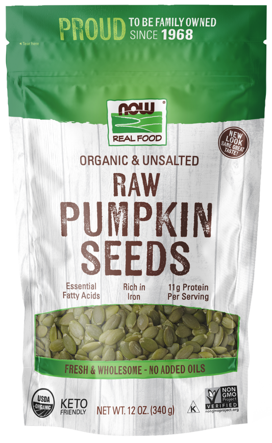 Organic & Unsalted Raw Pumpkin Seeds
