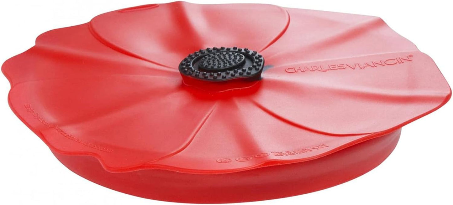 Charles Viancin Spill-Proof Lid - Poppy 9"