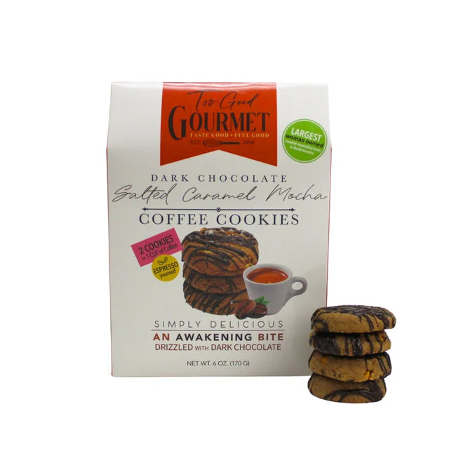 Dark Chocolate Salted Caramel Mocha Coffee Cookie