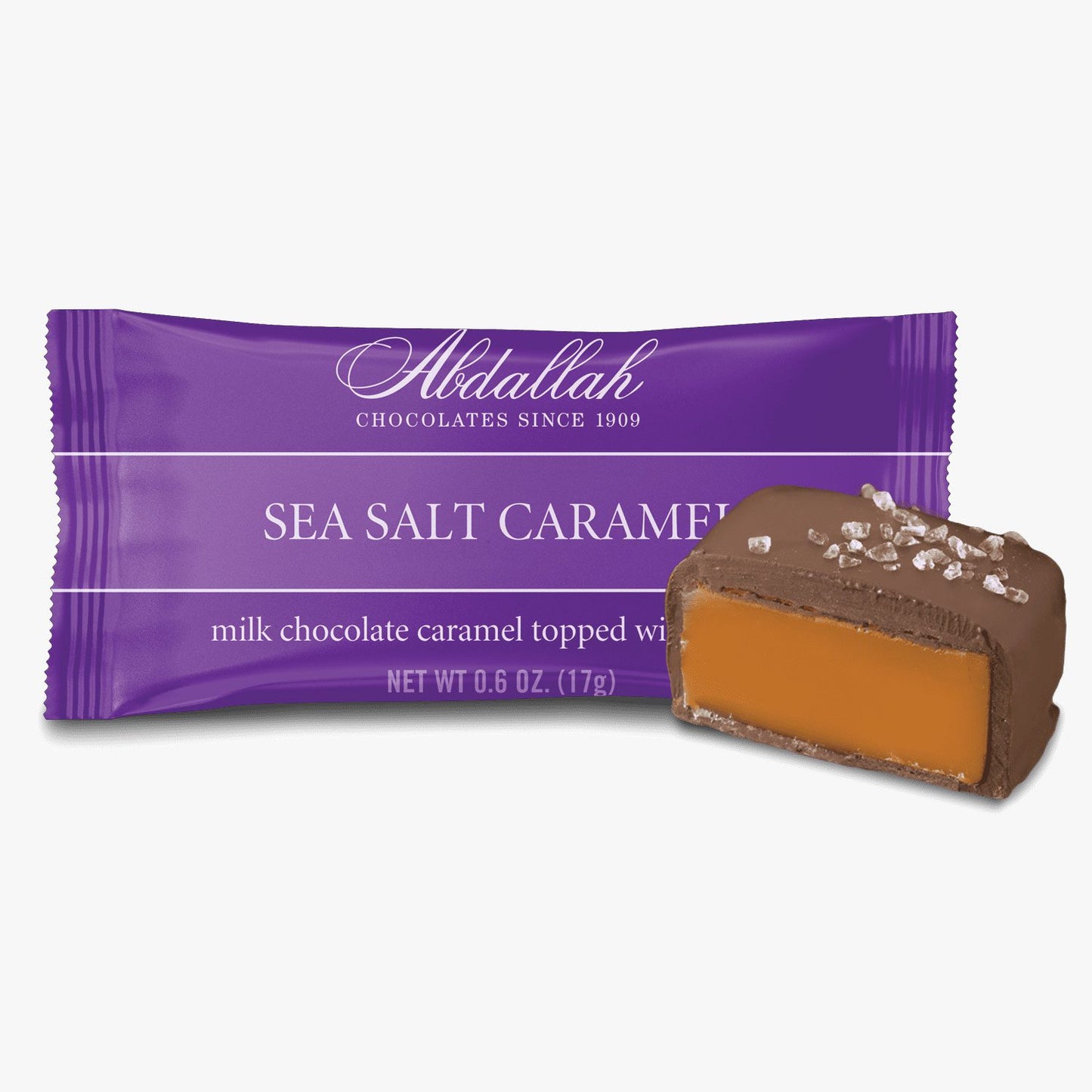 Sea Salt Caramel Single – Milk Chocolate (0.5 oz)
