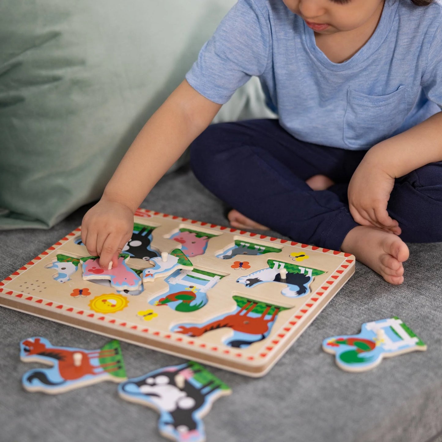Melissa & Doug Sound Puzzle - Farm Animals