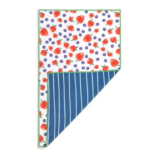 Berries Ultra Absorbent Reversible Kitchen Towel – 18" x 30"