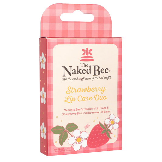 Strawberry Lip Care Duo by Naked Bee
