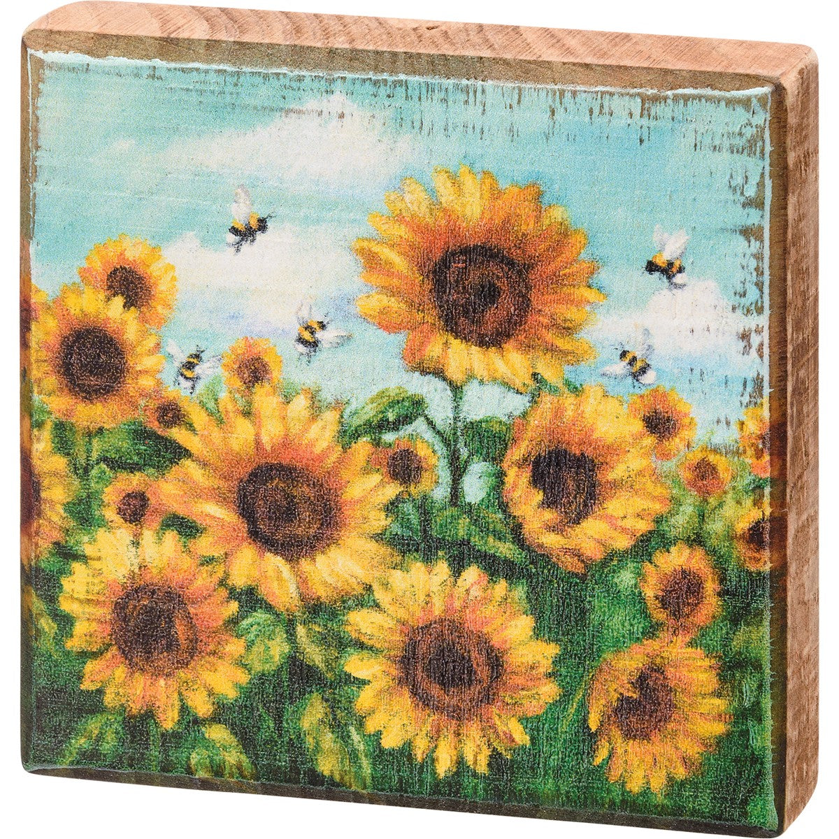 Sunflowers Box Sign