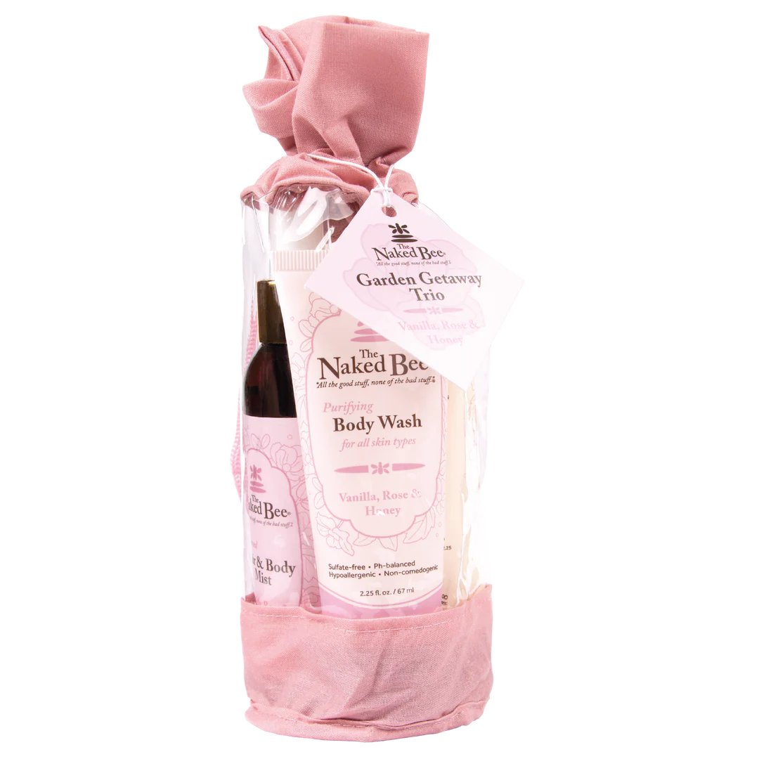 Vanilla, Rose & Honey Garden Getaway Trio