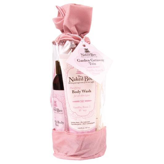 Vanilla, Rose & Honey Garden Getaway Trio