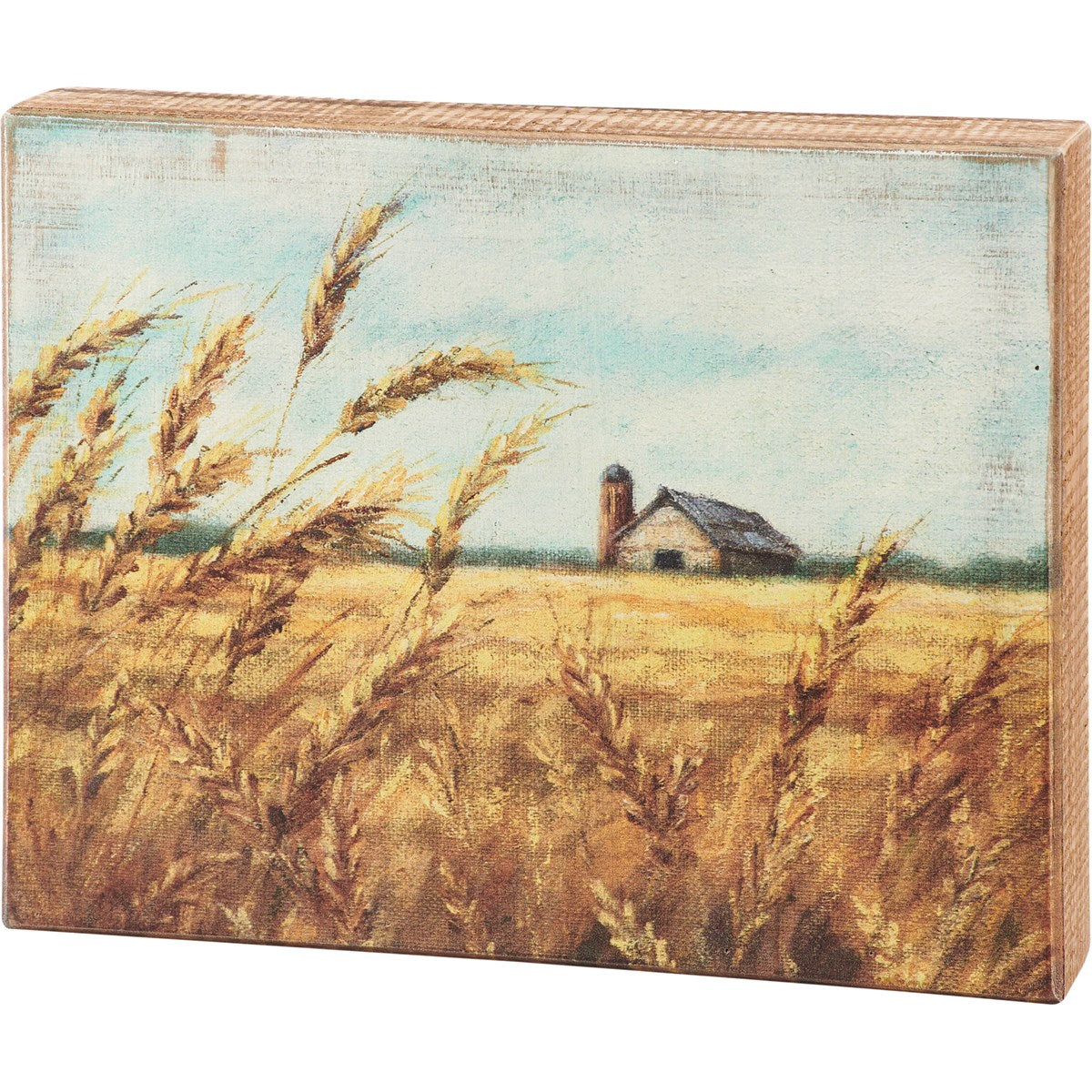 Box Sign - Wheat Field