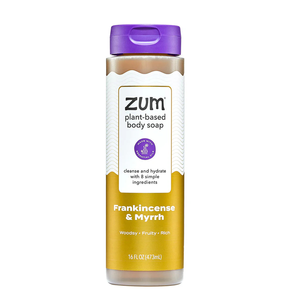 Zum Frankincense & Myrrh Plant-Based Body Soap – 16 oz