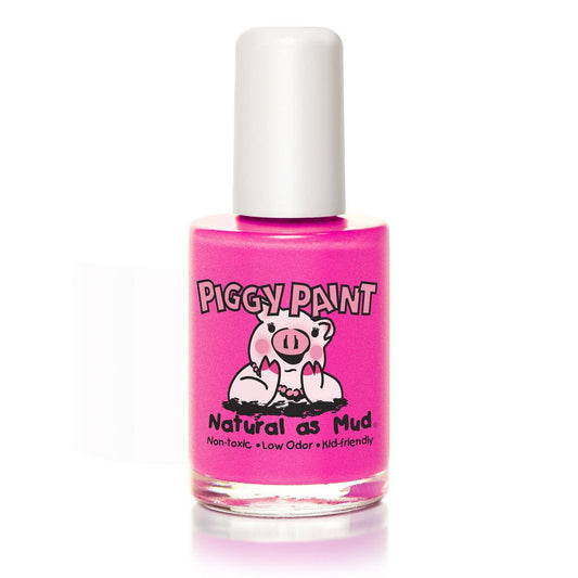 LOL -  Piggy Paint Kids Nail Polish — Neon Magenta Shimmer (0.5 oz)