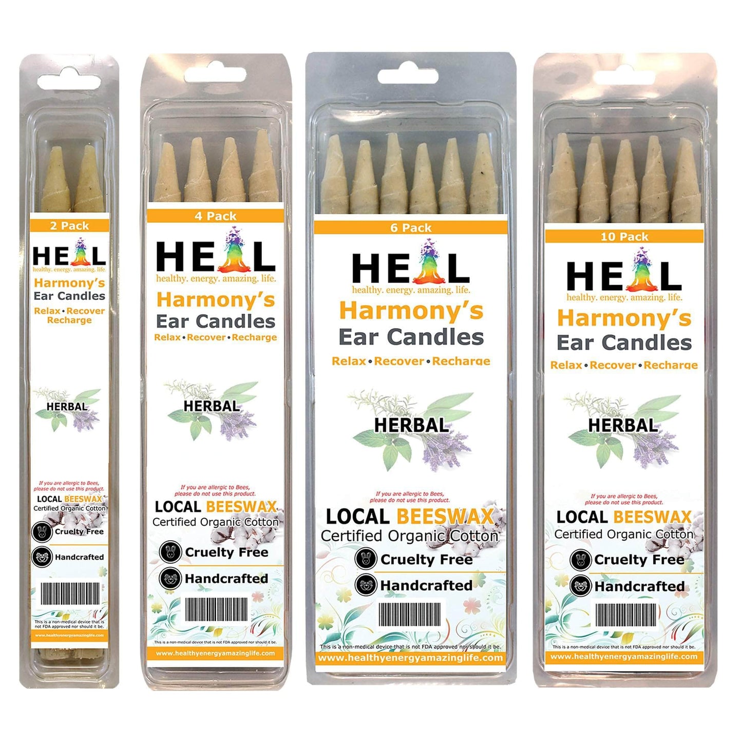 Herbal Beeswax Ear Candles by Doc Harmony
