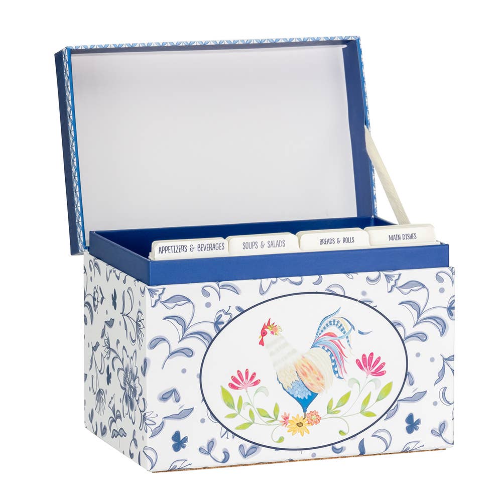 Rooster Recipe Box