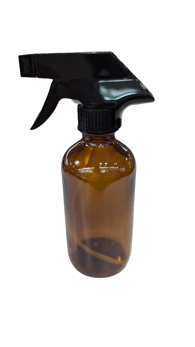 8oz Amber Glass Spray Bottle