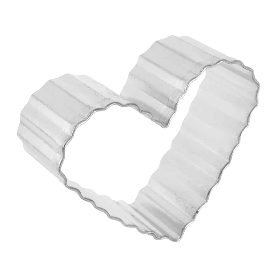 Heart Fluted Cookie Cutter (2.5")