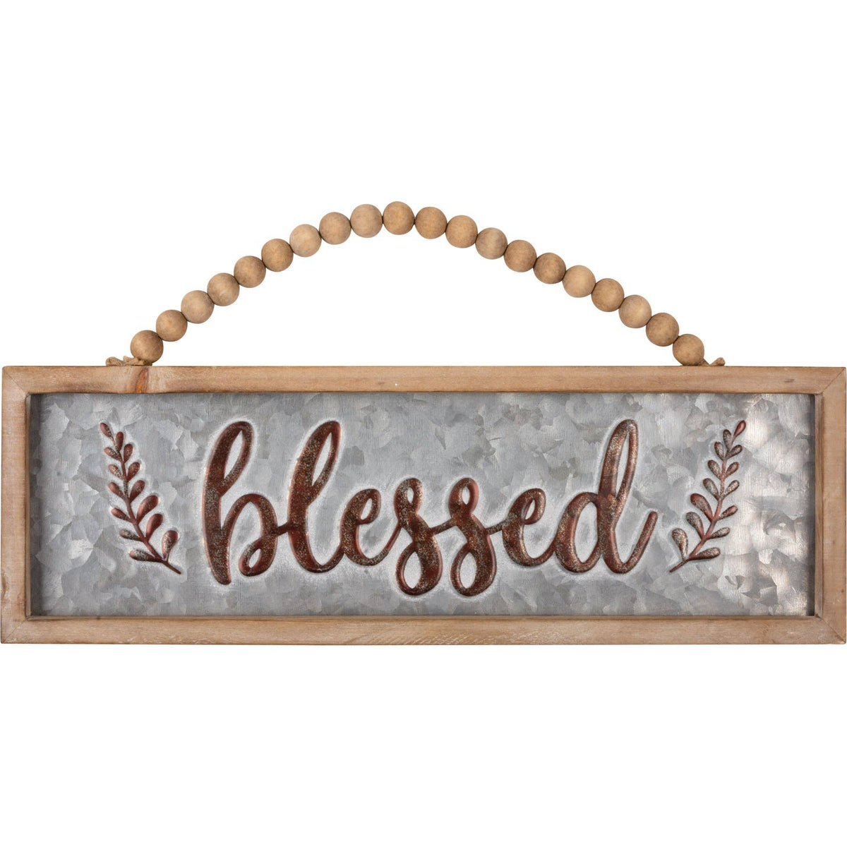 Thankful, Blessed & Gather Wood and Metal Fall Signs