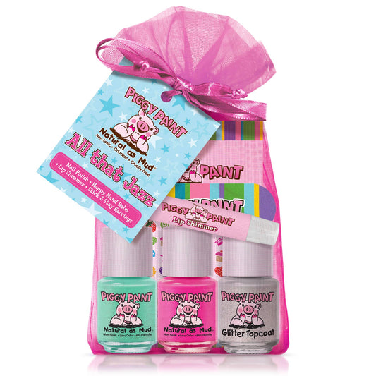 All that Jazz Gift Set Non-Toxic Kids Nail Polish by Piggy Paint