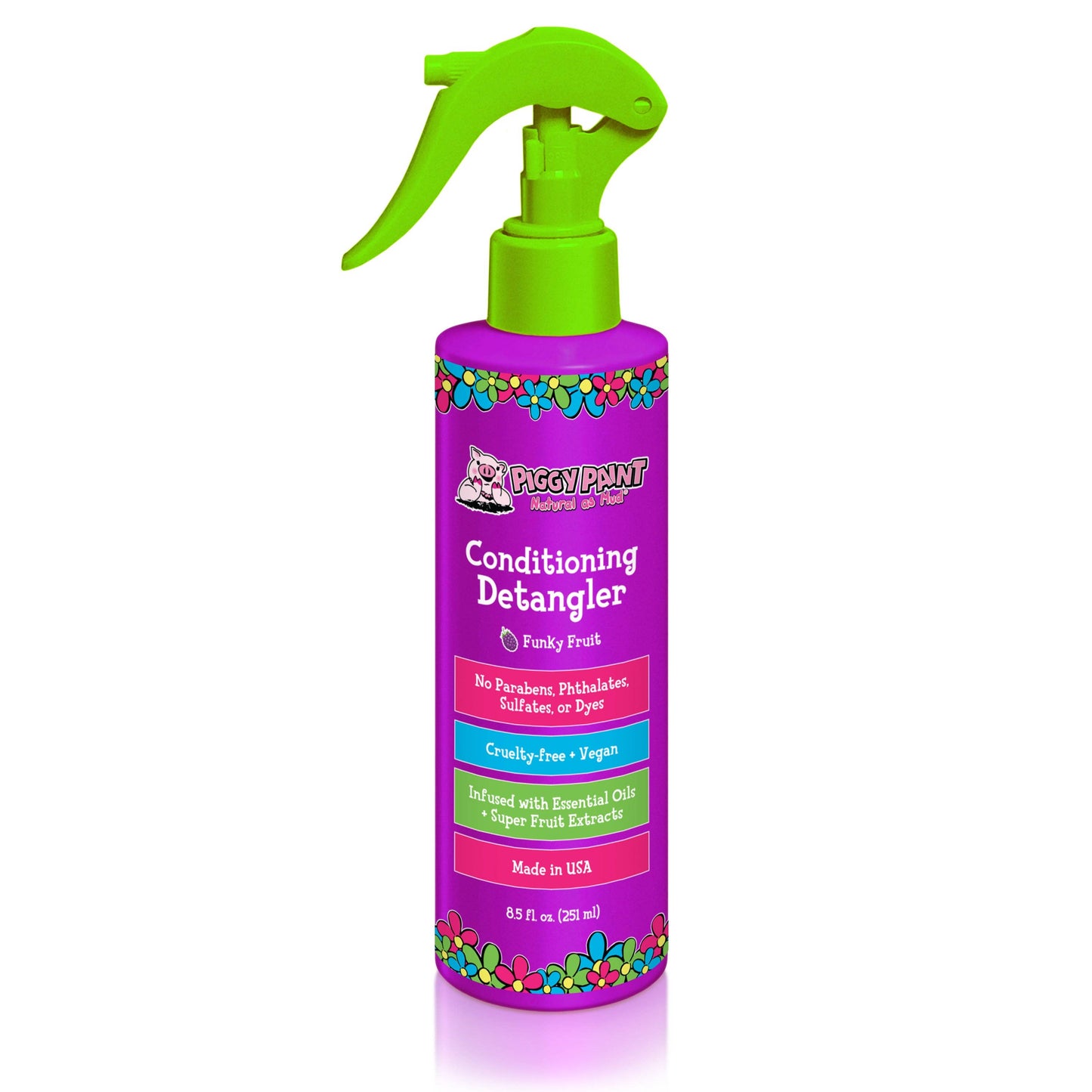 Funky Fruit Conditioning Detangler Non-toxic Hair Care - Piggy Paint