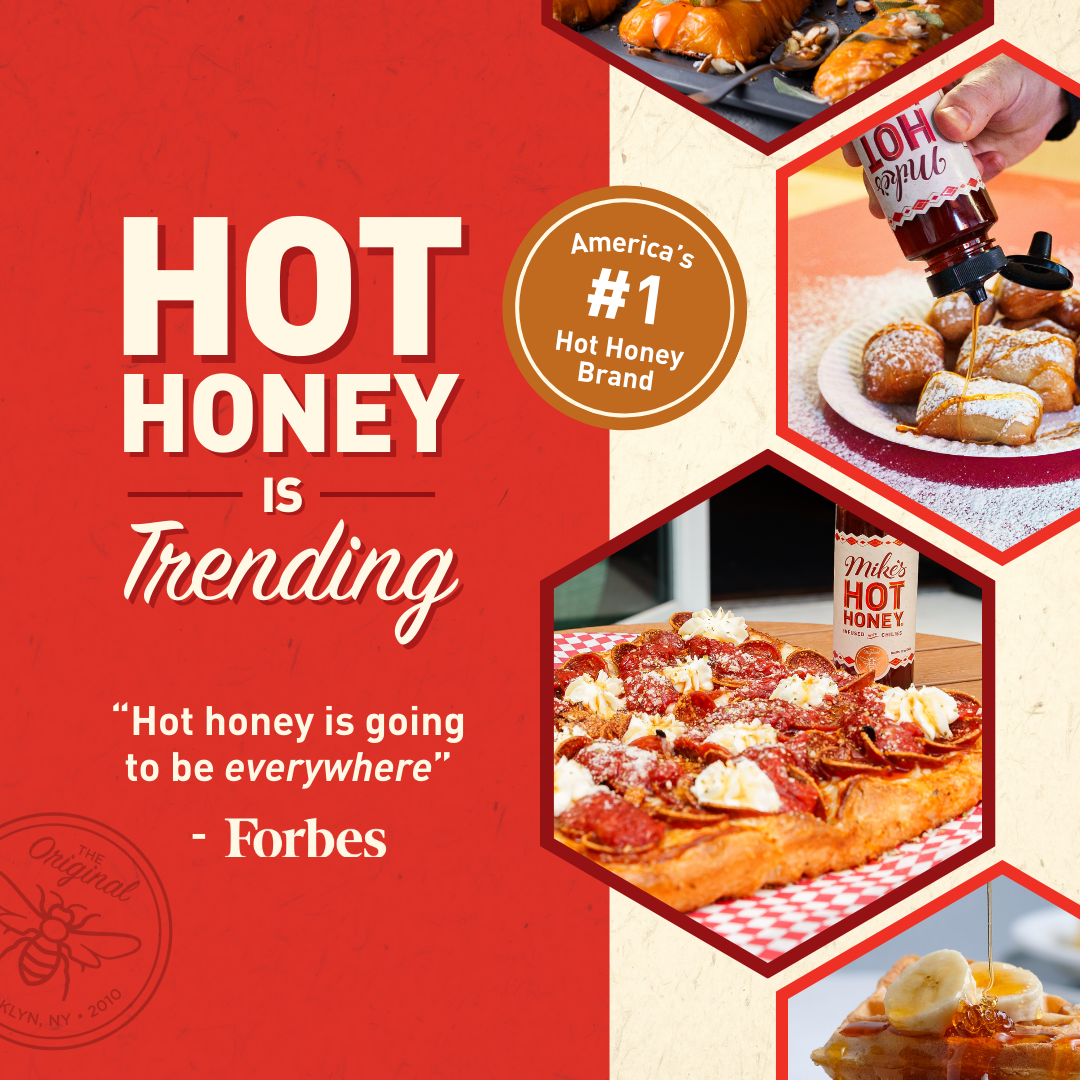 Mike's Hot Honey  Original  12oz Squeeze Bottle  America’s #1 Hot Honey Brand