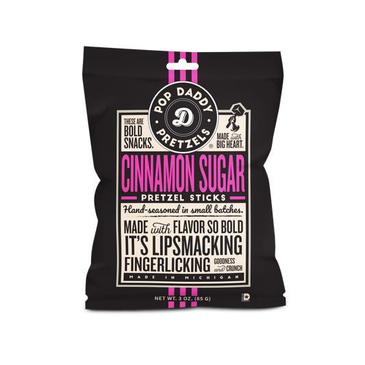 Seasoned Pretzels - 3oz - Cinnamon Sugar