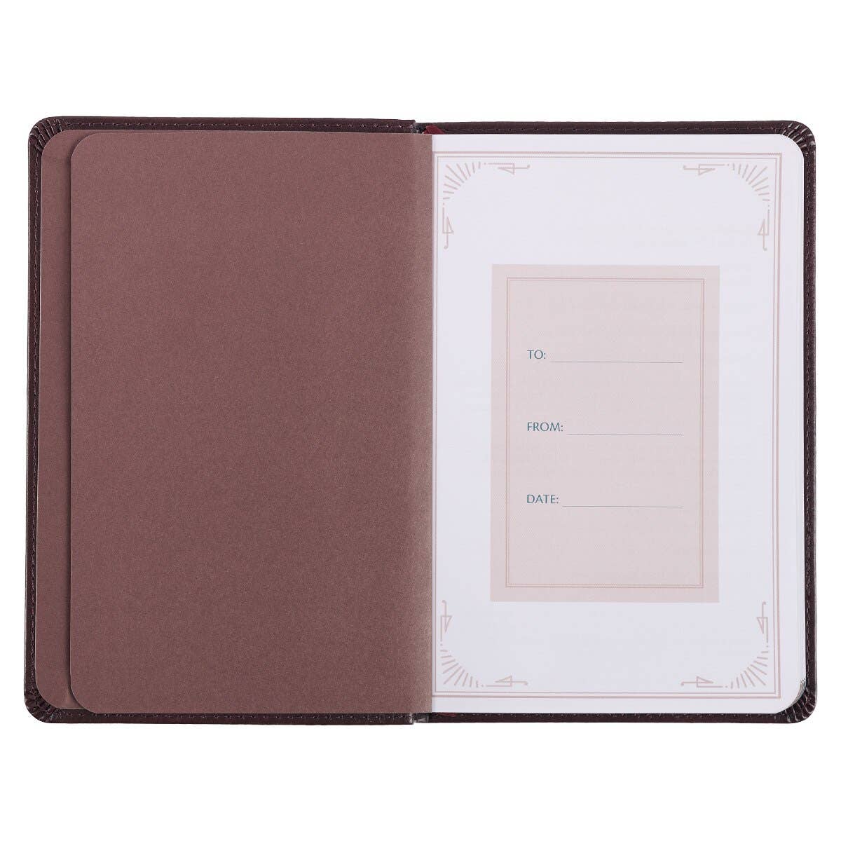 101 Prayers for Men – Brown Faux Leather Prayer Book