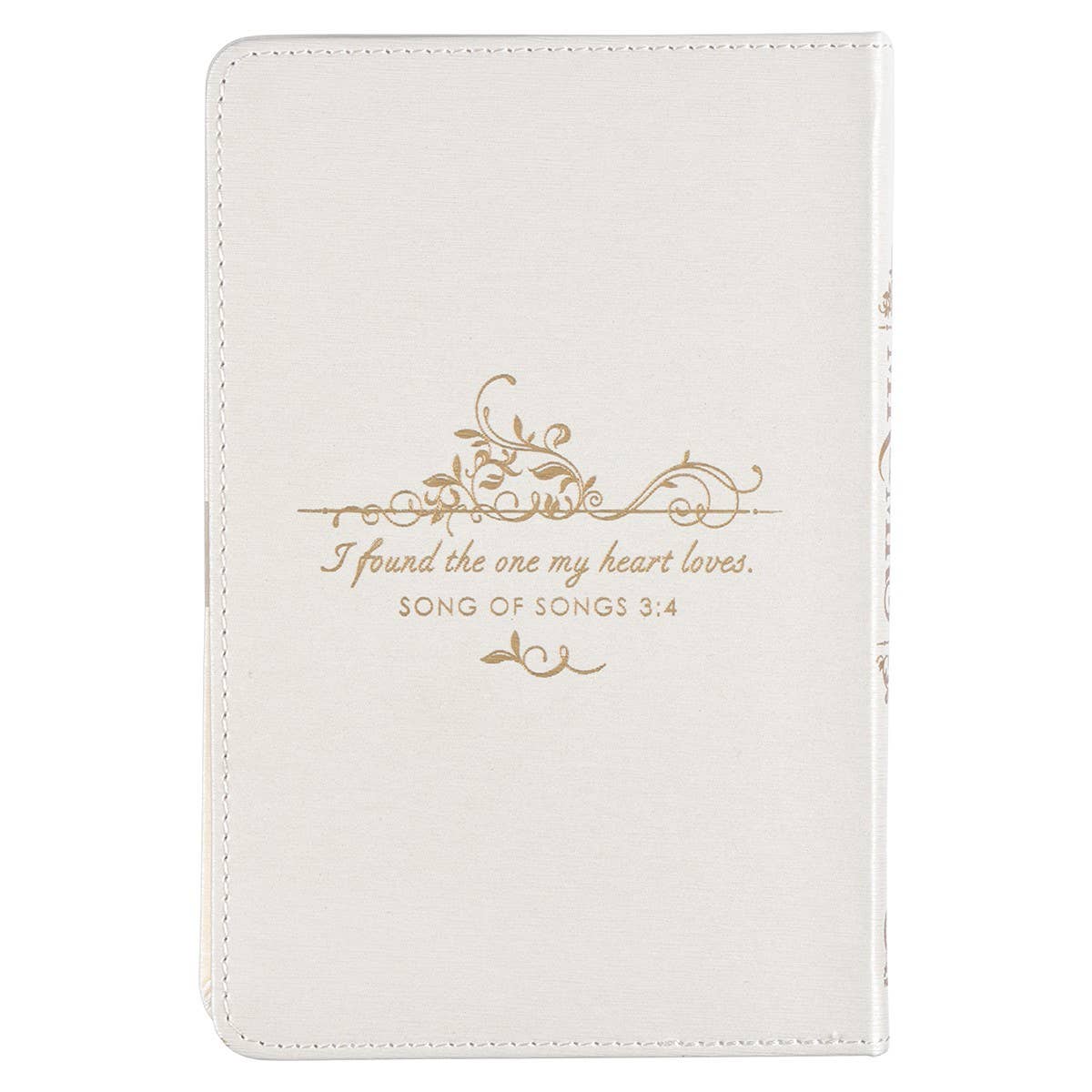 Mr. & Mrs. 366 Devotions for Couples White Faux Leather Devo