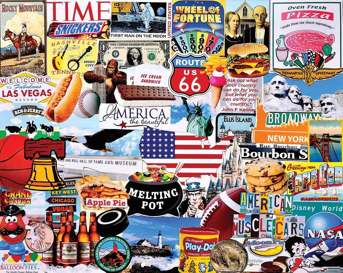 I Love America - 1000 Piece Jigsaw Puzzle