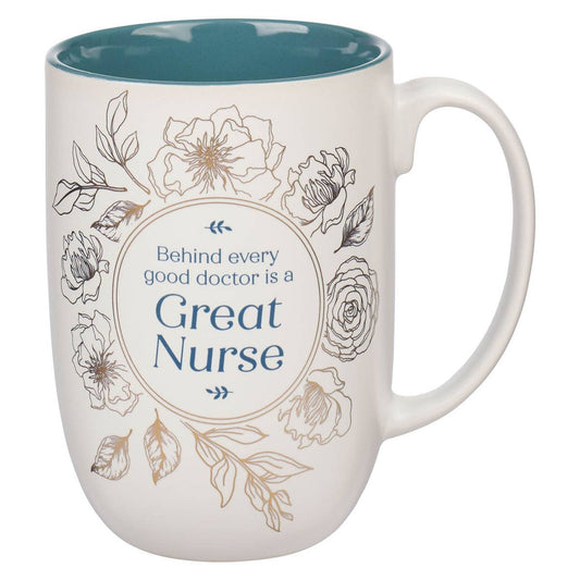 “Behind Every Good Doctor” Nurse Mug (15 oz)