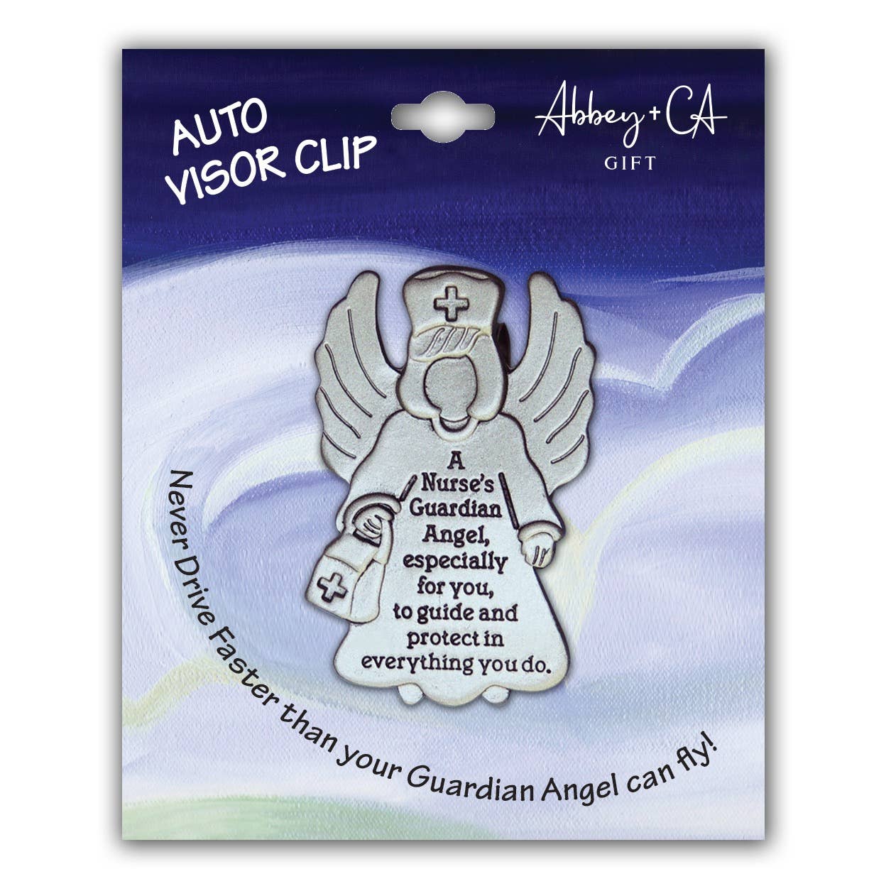 Nurse Angel Visor Clip
