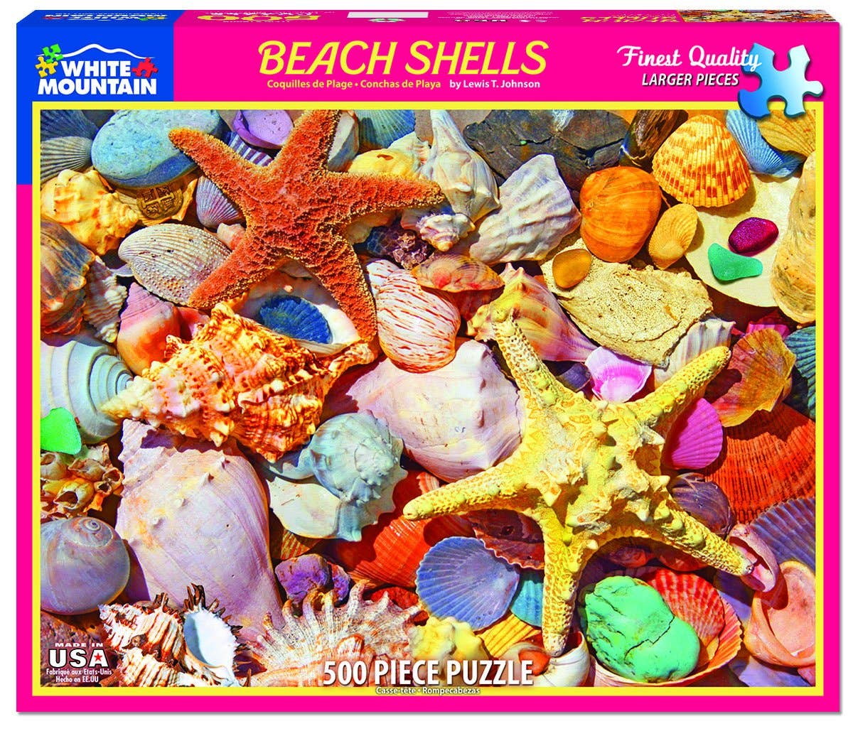 Beach Shells - 500 Piece Jigsaw Puzzle