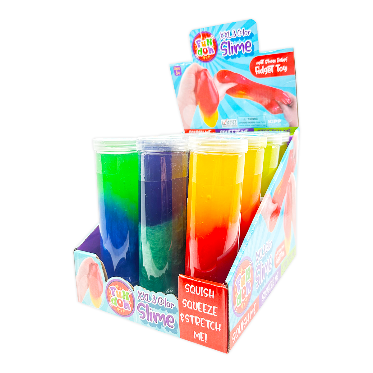 Fun Doh XXL 3 Color JUMBO Sensory Slime