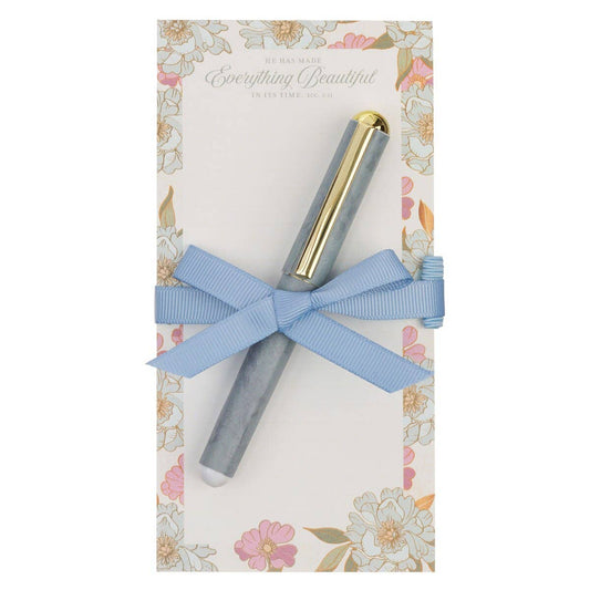 Magnetic Shopping List w/pen Everything Beautiful Ecc. 3:11