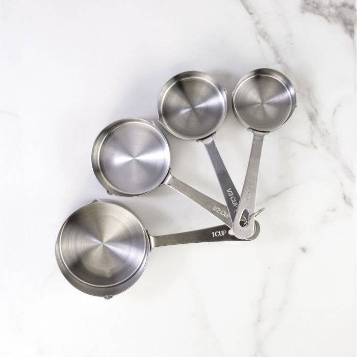 Mrs. Anderson's Heavyweight Stainless Steel Measuring Cups, 4 pc Set