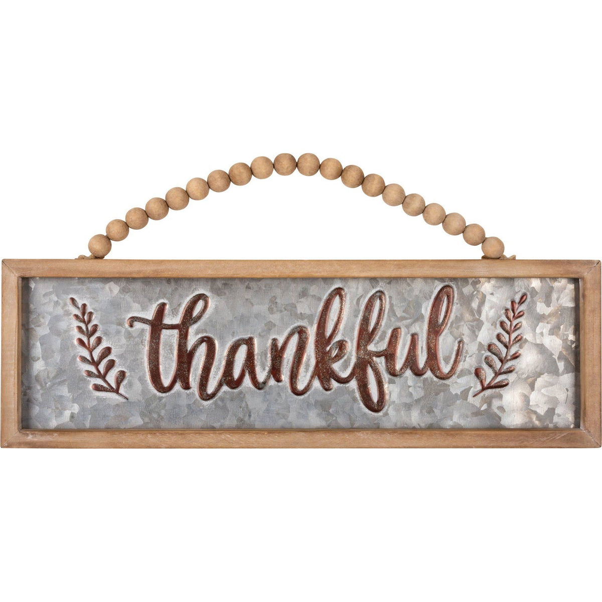 Thankful, Blessed & Gather Wood and Metal Fall Signs
