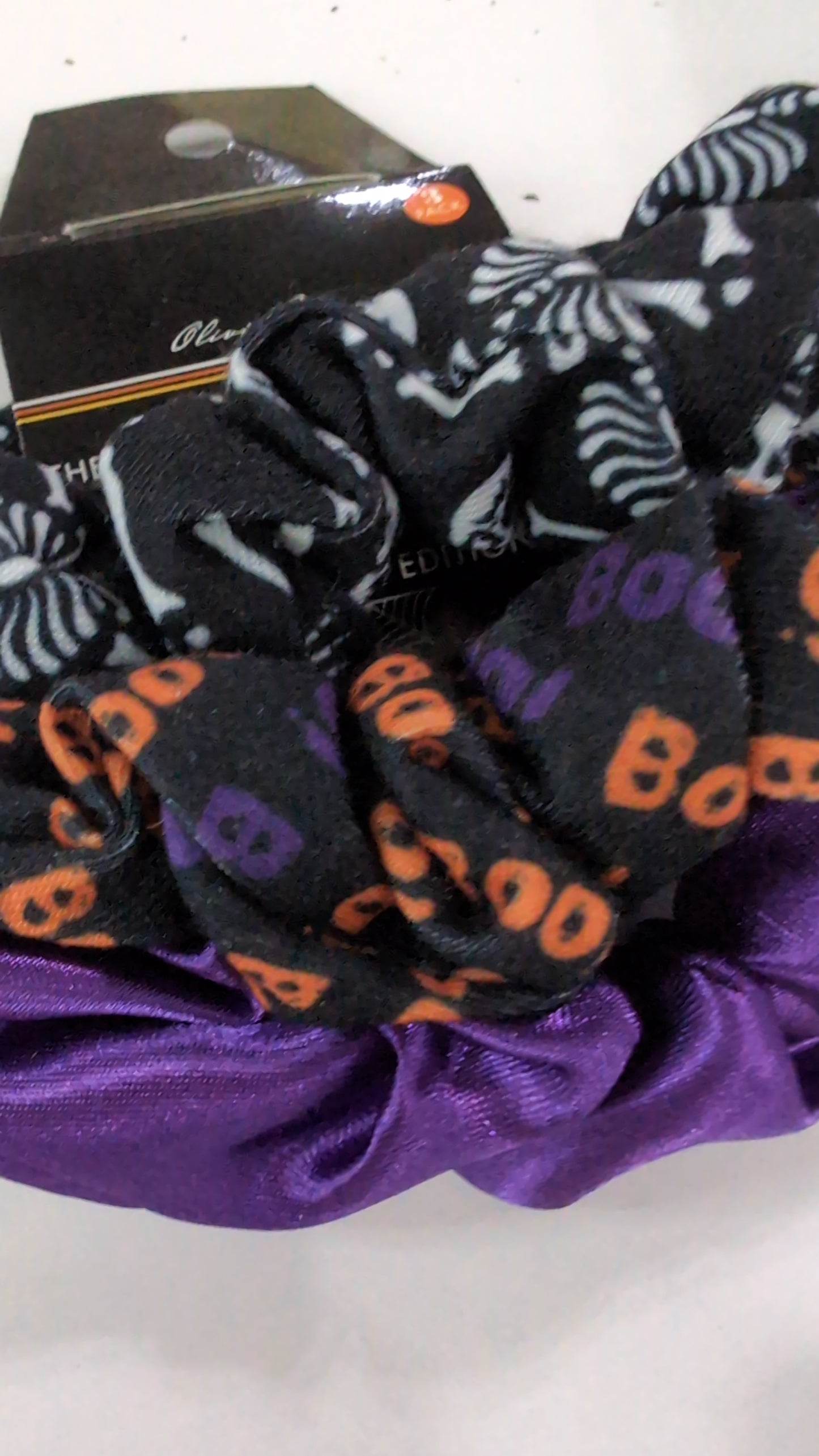 Fall  and Halloween Scrunchie Set of 3