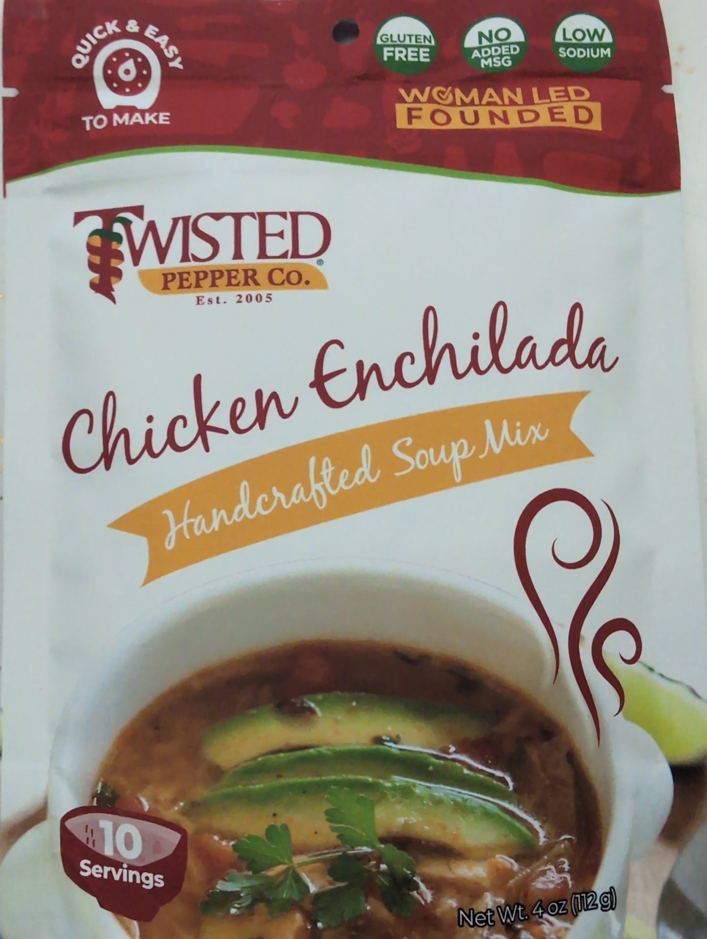 Twisted Pepper Co. Chicken Enchilada Soup Mix