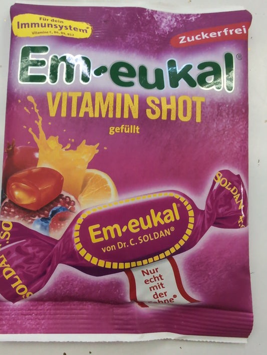 Em-eukal Vitamin Shot Lozenges – 75g Bag