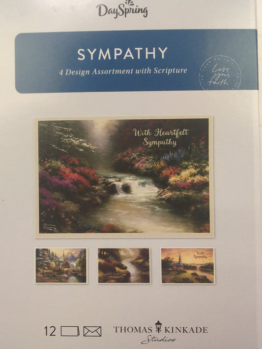 Sympathy Boxed Cards - Thomas Kinkade