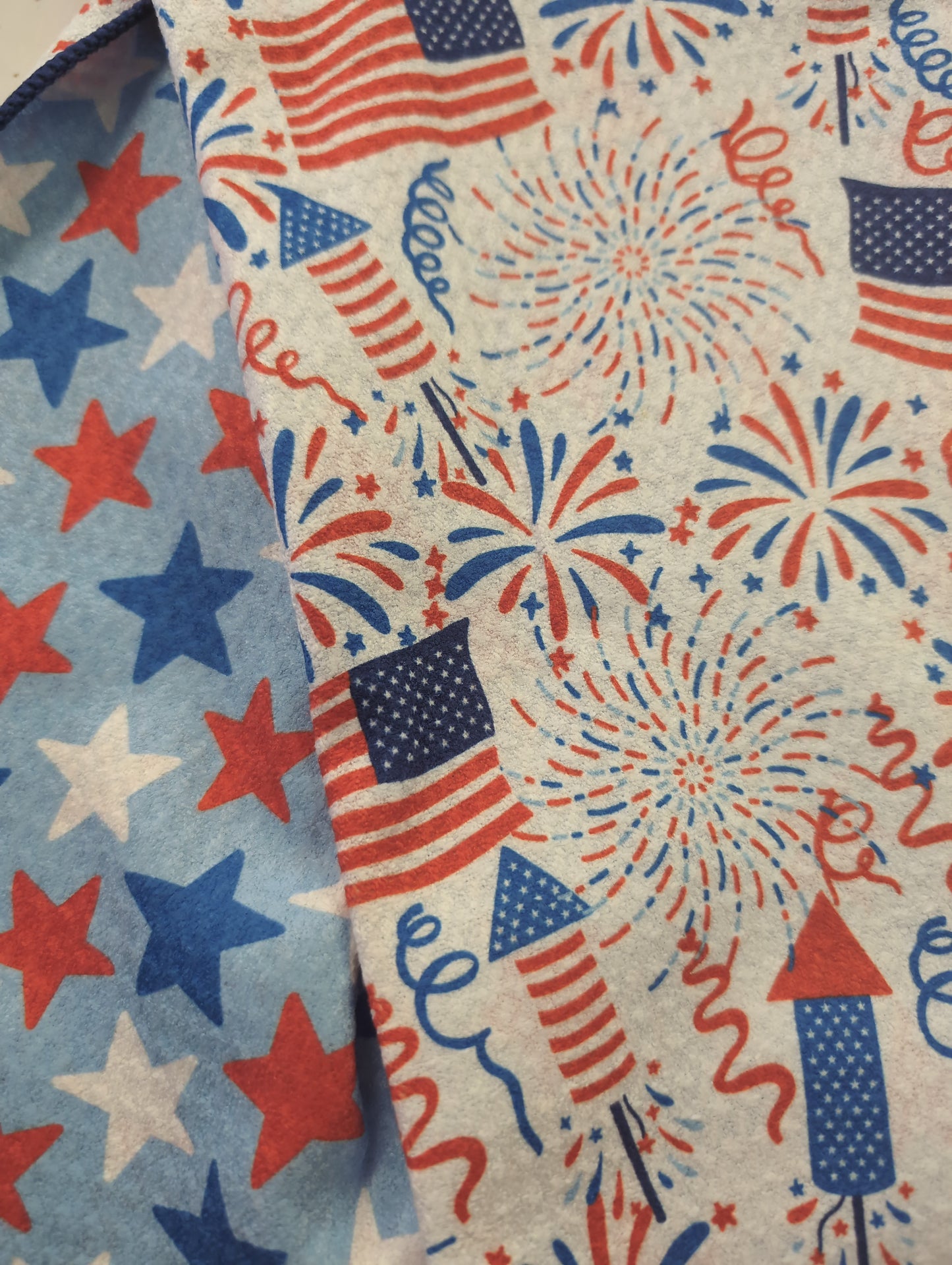 Americana Reversible Printed Microfiber Dishtowel