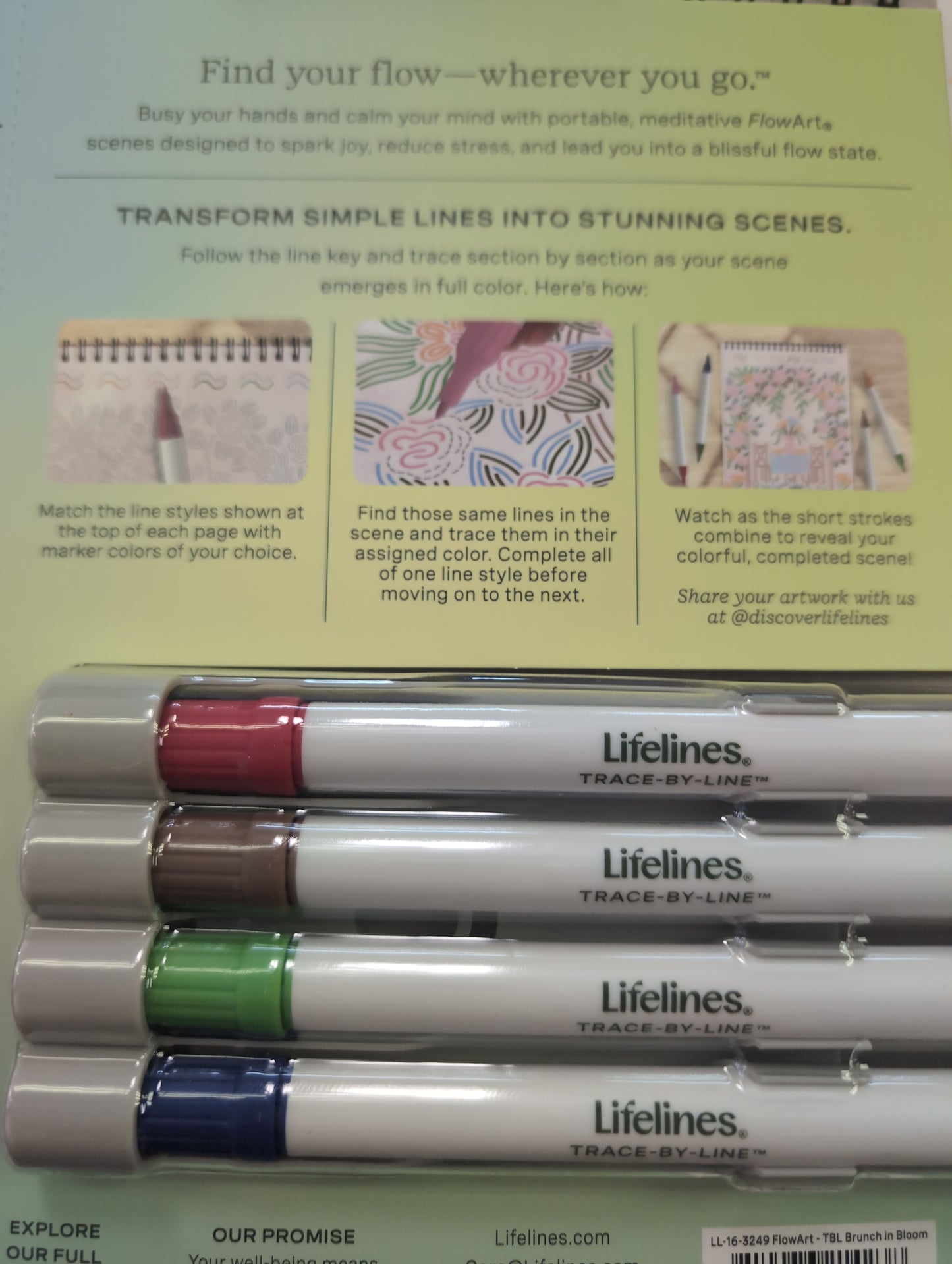 FlowArt® Trace-By-Line – Brunch in Bloom