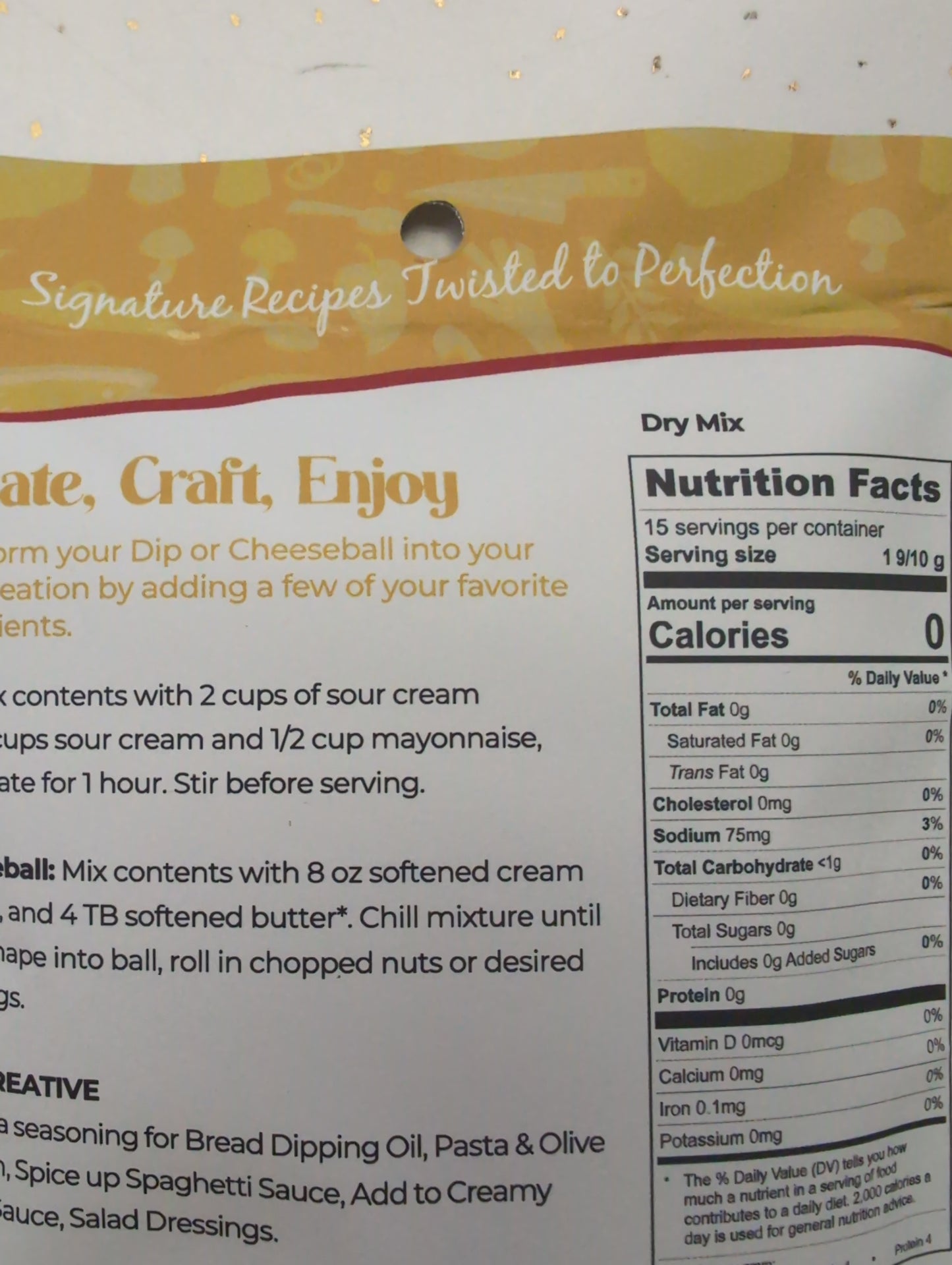 Twisted Pepper Co. Tuscan Roasted Garlic Dip & Cheeseball Mix