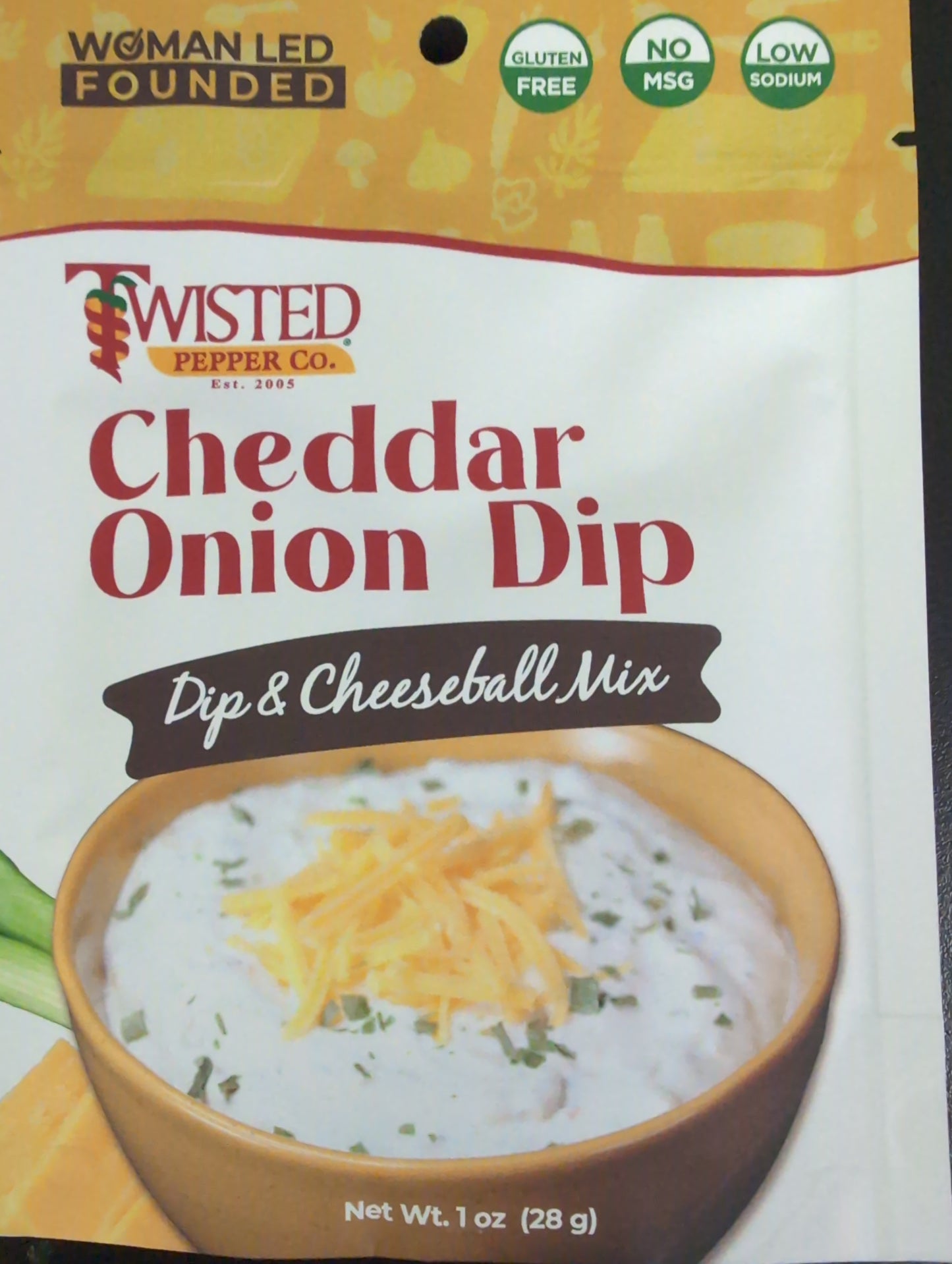 Twisted Pepper Co. Cheddar Onion Dip Mix