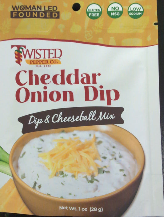 Twisted Pepper Co. Cheddar Onion Dip Mix