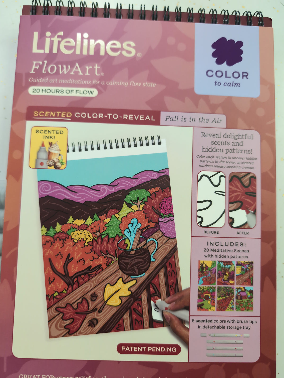 FlowArt® Scented Color-to-Reveal – Fall Is in the Air