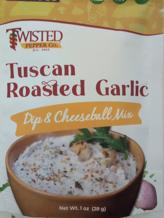 Twisted Pepper Co. Tuscan Roasted Garlic Dip & Cheeseball Mix