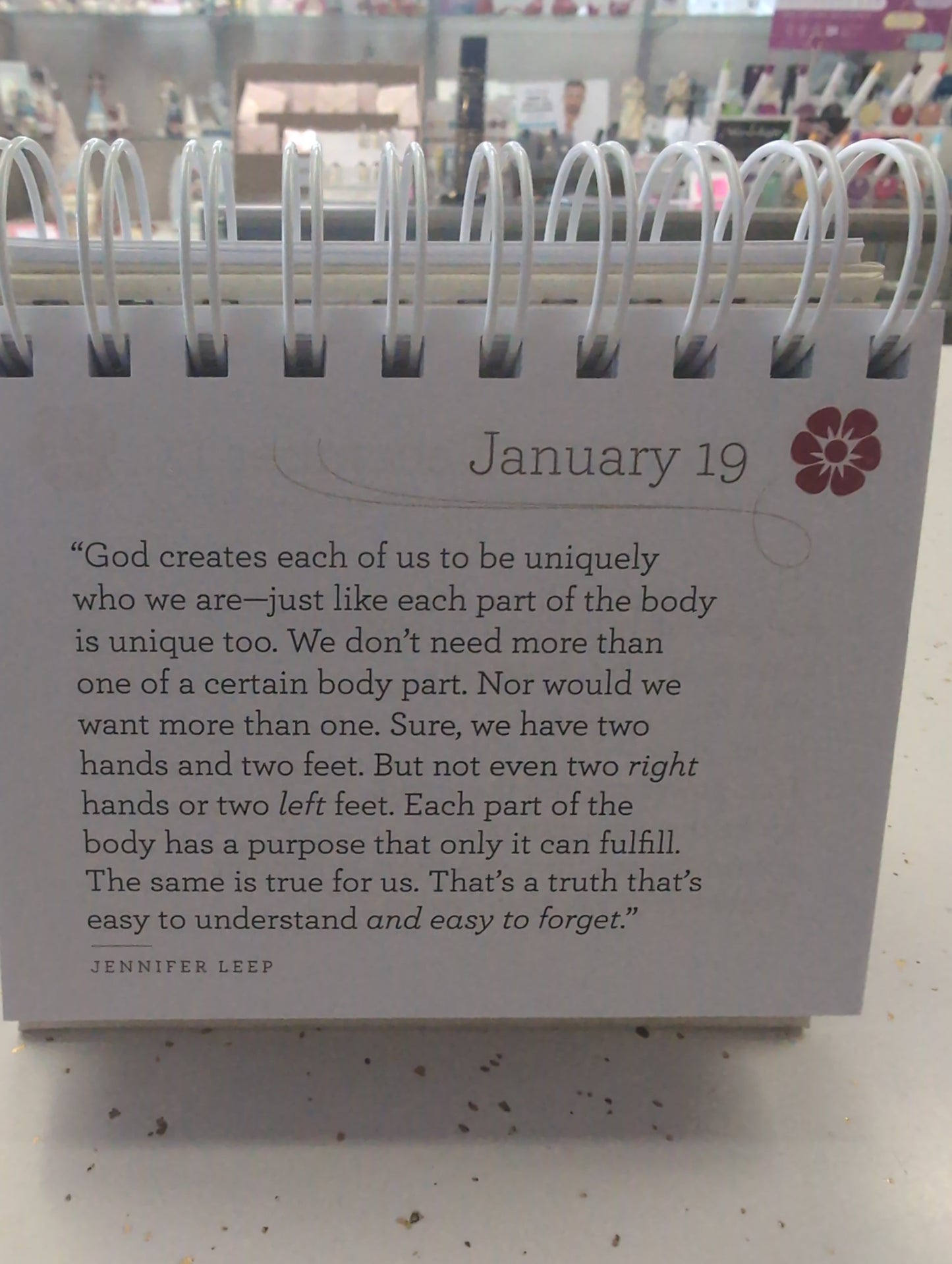 You’re Already Amazing DayBrightener® Perpetual Calendar