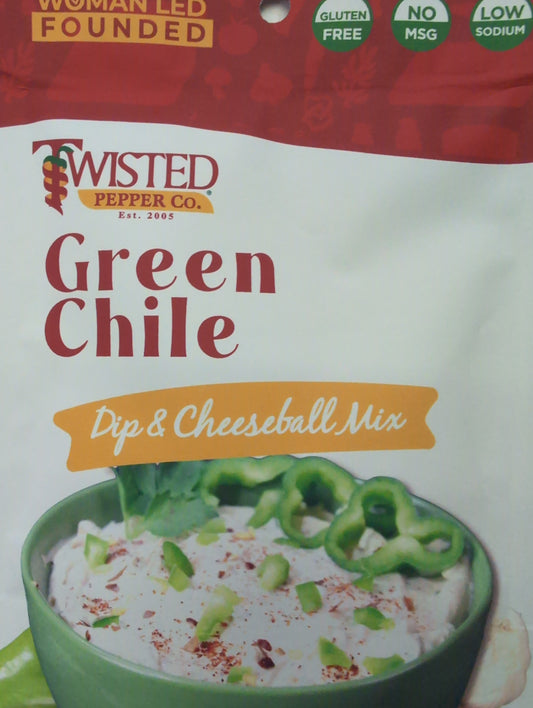 Twisted Pepper Co. Green Chile Dip & Cheeseball Mix