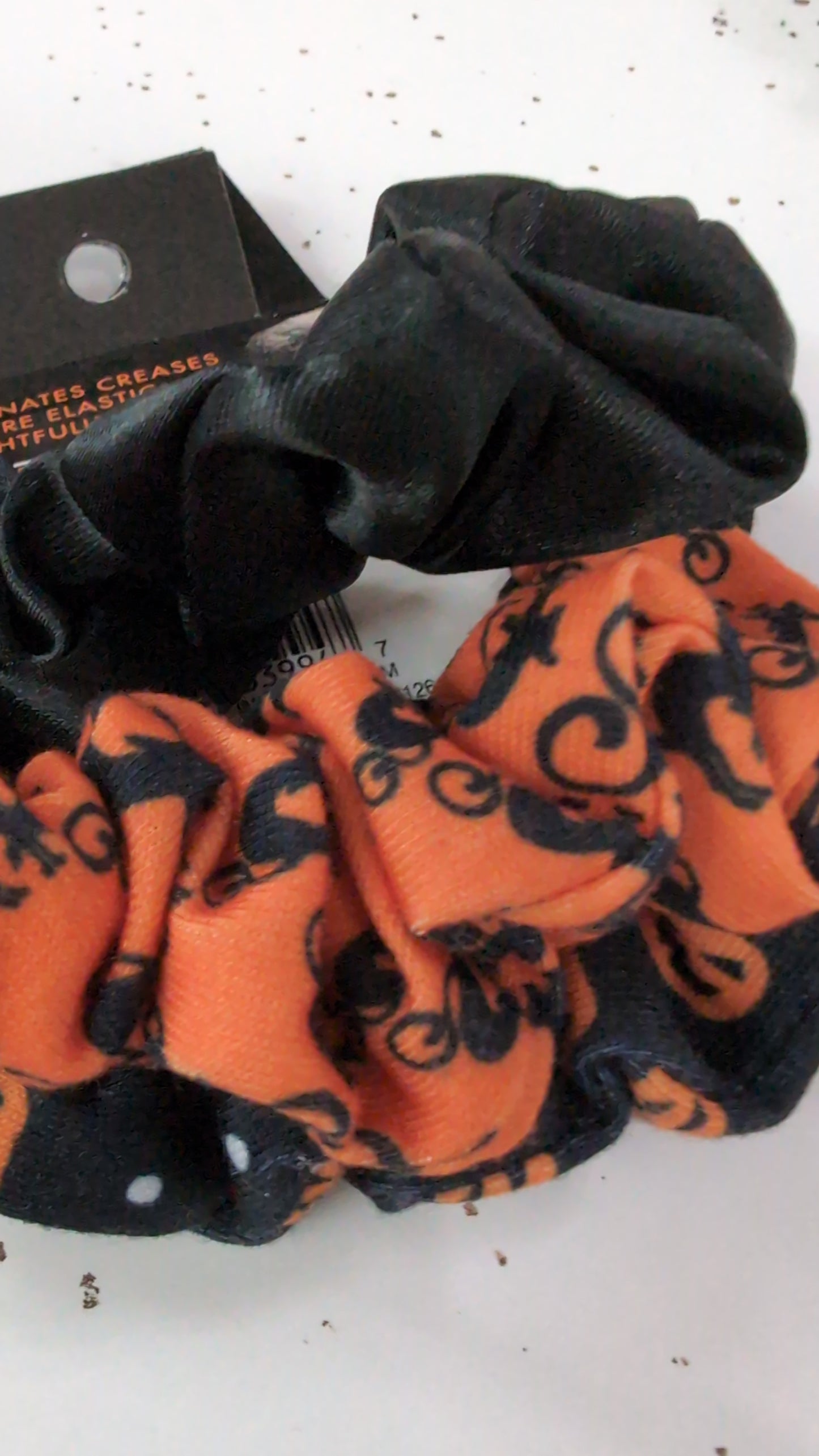 Fall  and Halloween Scrunchie Set of 3